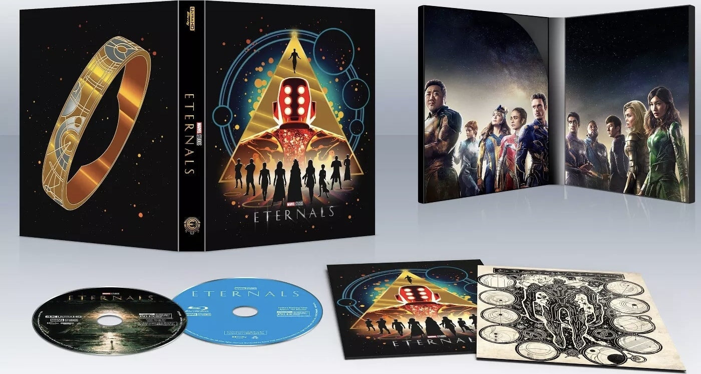 Вечные (2021) (англ. язык) (4K UHD + Blu-ray) Коллекционное издание