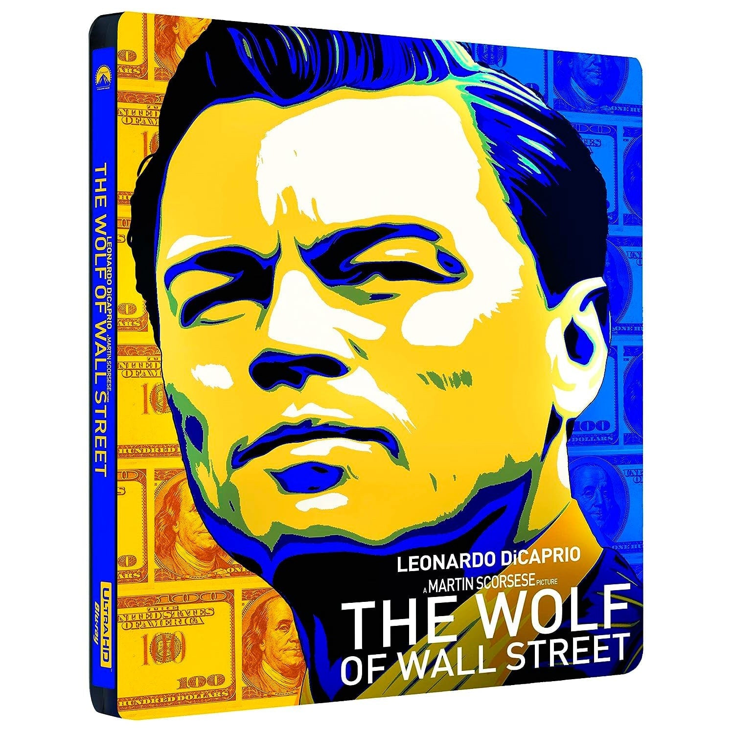 Волк с Уолл-стрит (англ. яз.) (4K UHD + Blu-ray) Steelbook