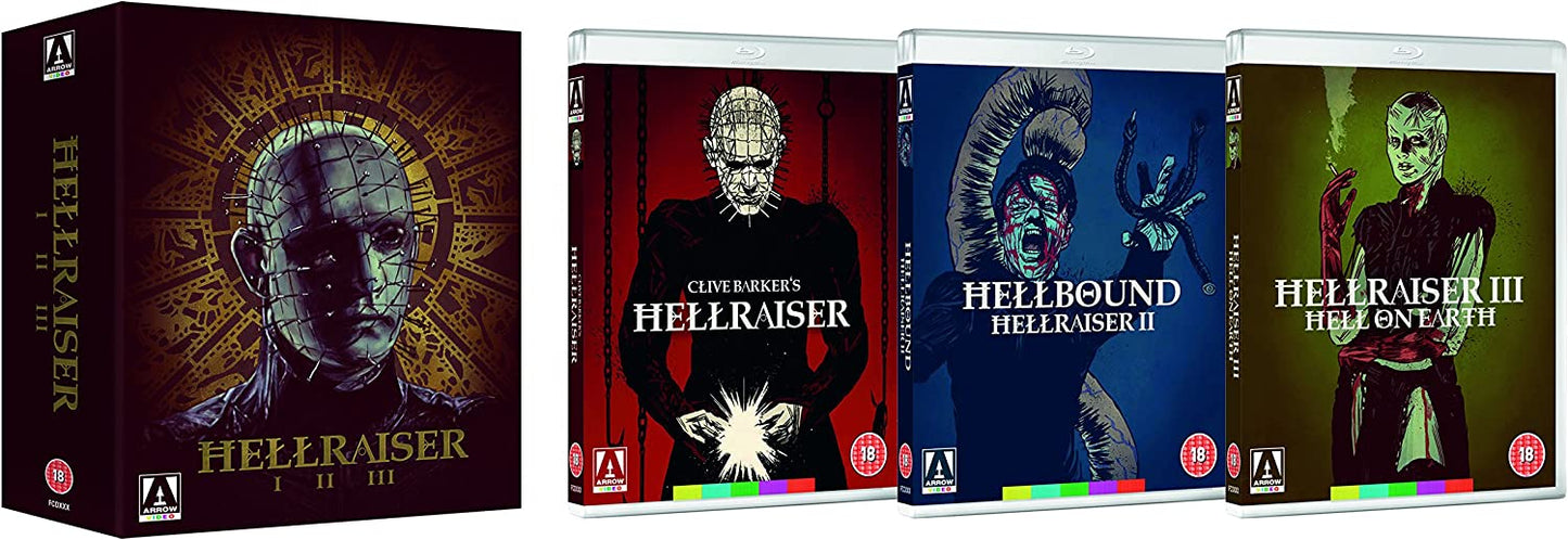 Восставший из ада: Трилогия (англ. язык) (3 Blu-ray)