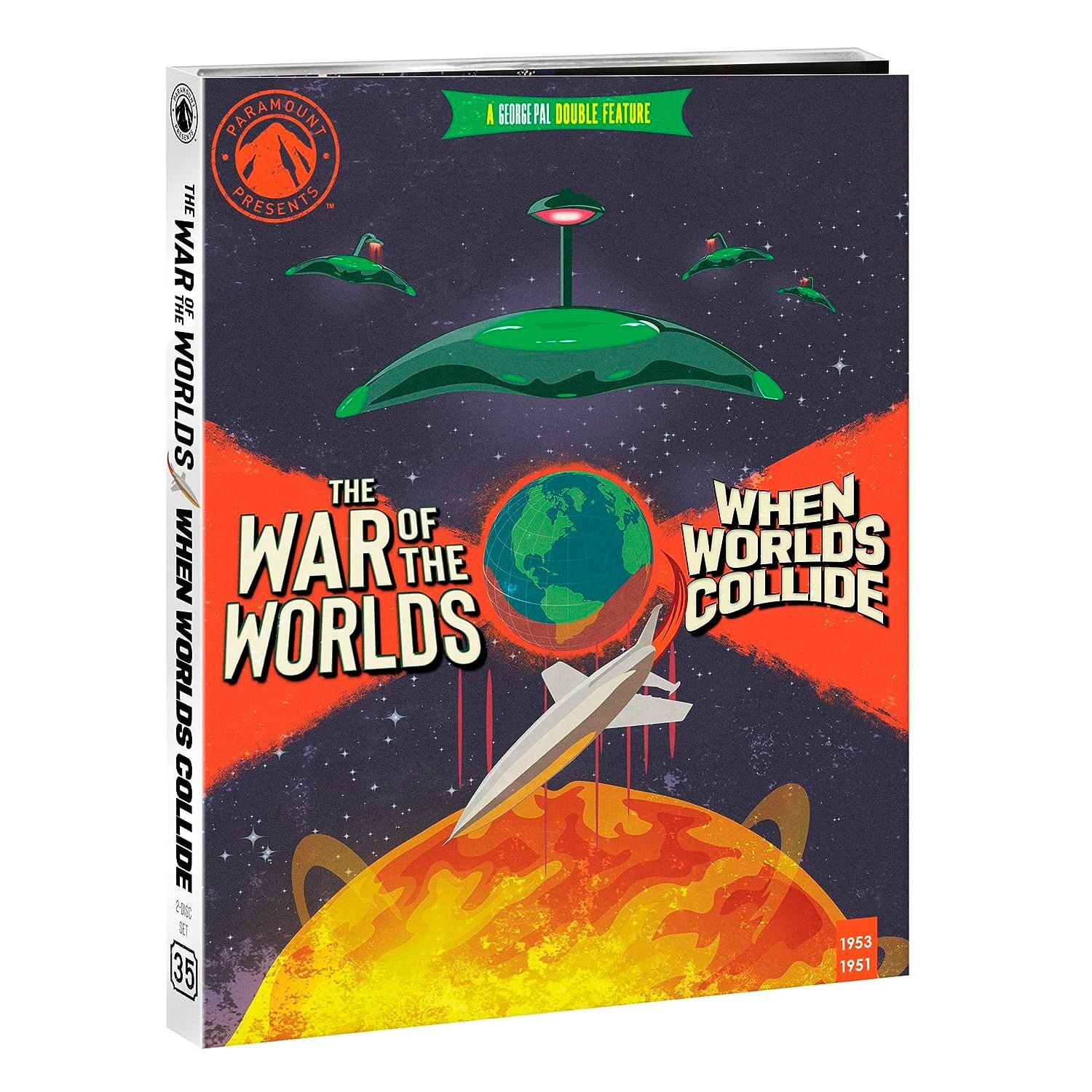 Война миров (1953) / Когда сталкиваются миры (1951) (англ. язык) (4K UHD + Blu-ray) Paramount Presents #35