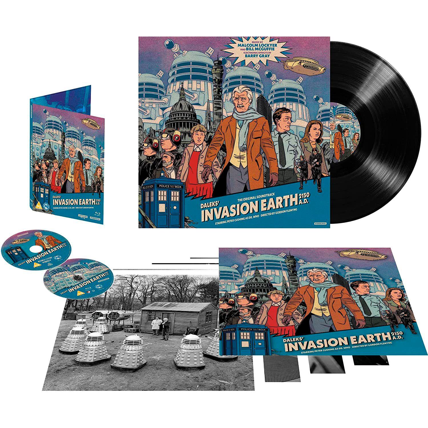 Вторжение Далеков на Землю (1966) (англ. язык) (4K UHD + Blu-ray + LP) Vinyl Collector's Set