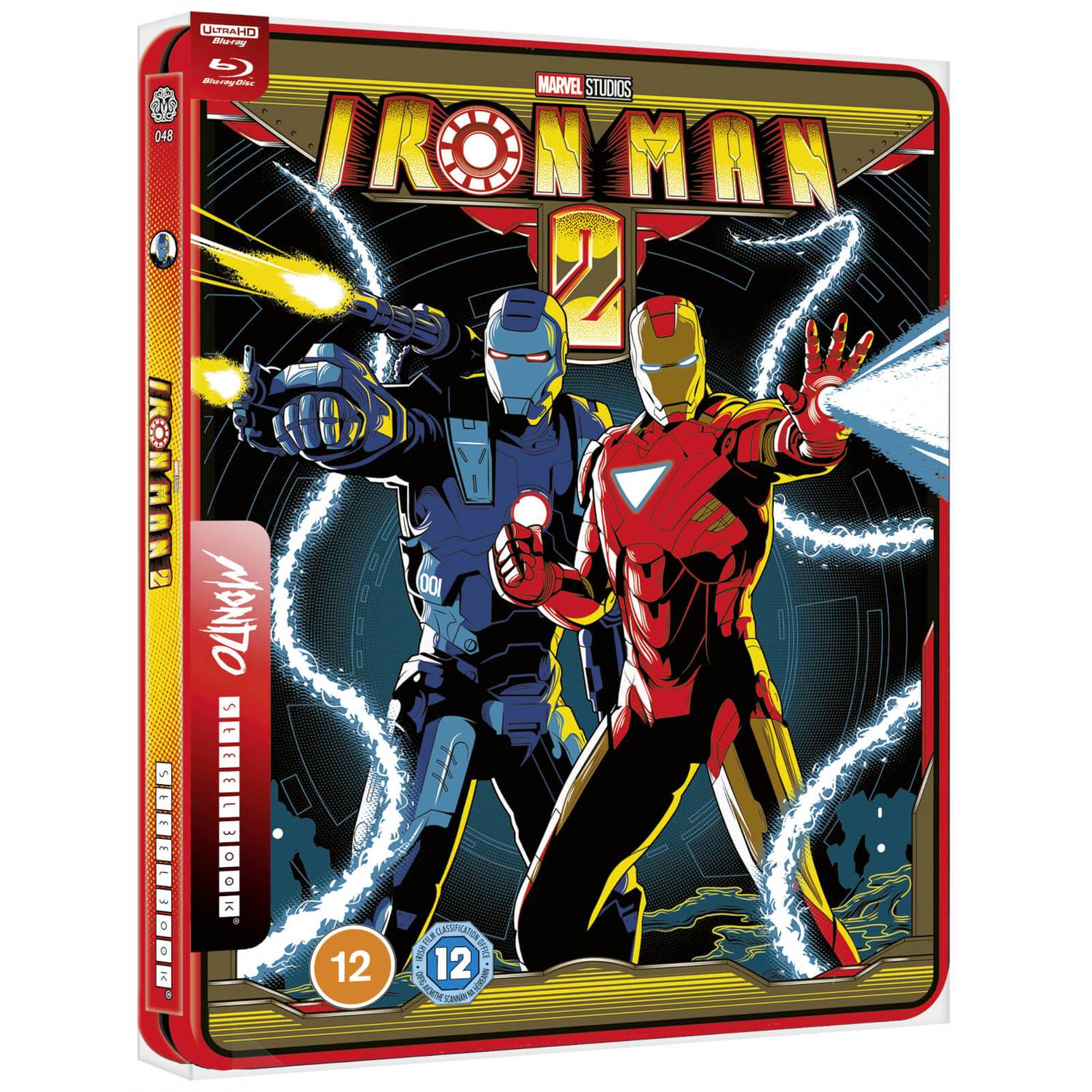 Железный человек 2 (англ. язык) (4K UHD + Blu-ray) Mondo #048 Steelbook