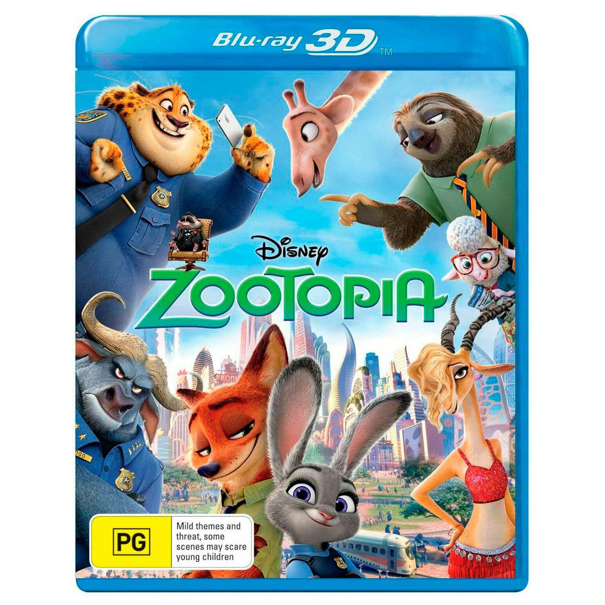 Зверополис 3D + 2D (2 Blu-ray) (Zootopia)