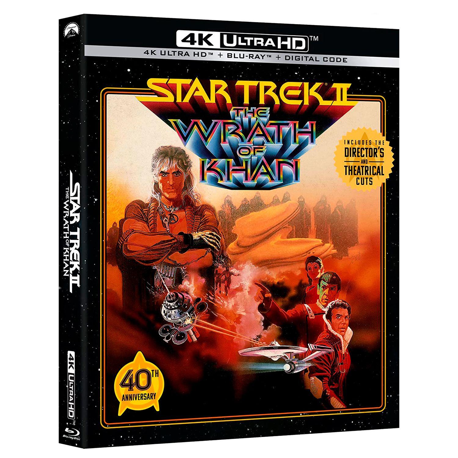 Звездный путь 2: Гнев Хана (1982) (англ. язык) (4K UHD + Blu-ray)