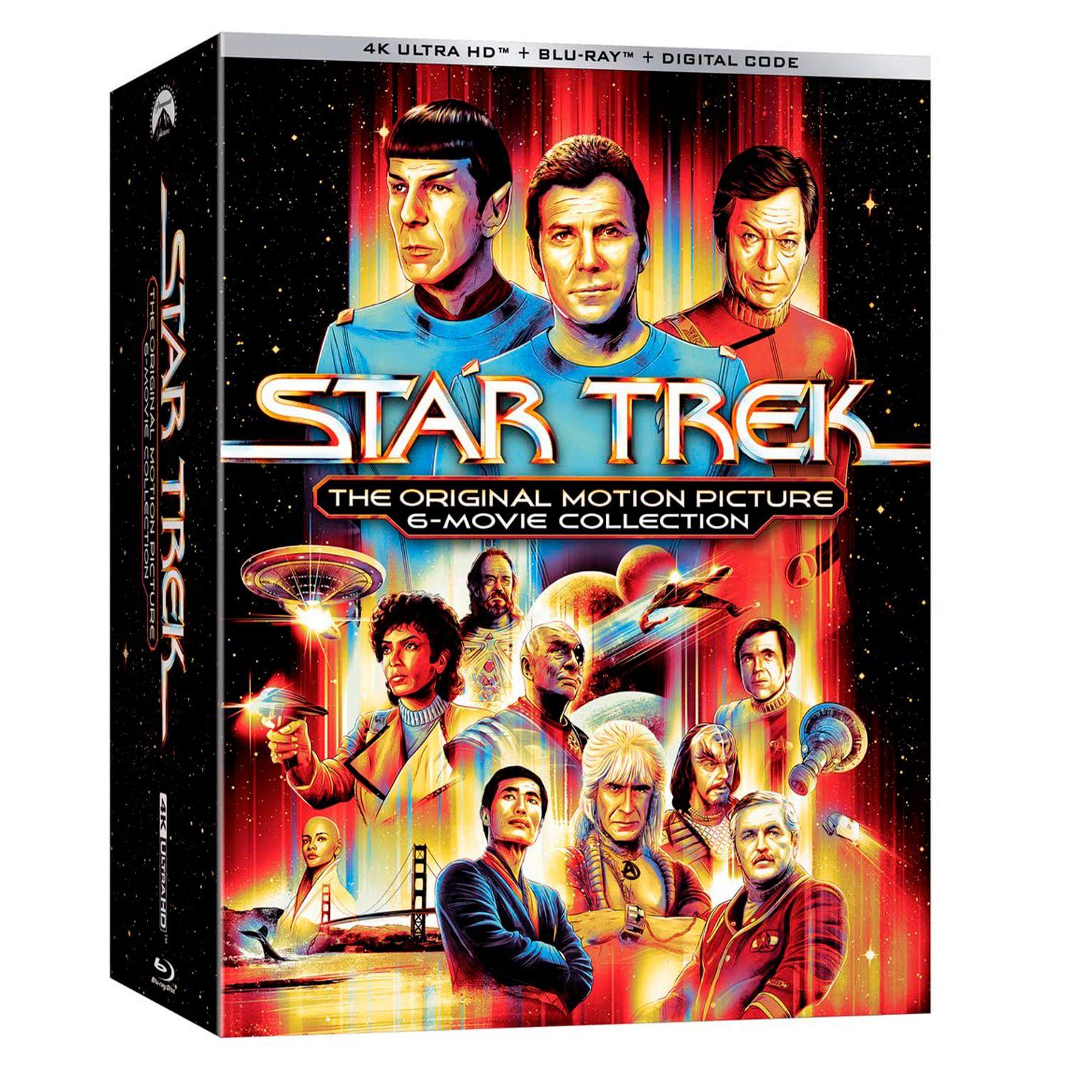 Звездный путь: Коллекция 6 фильмов (1979-1991) (англ. язык) (4K UHD + Blu-ray)