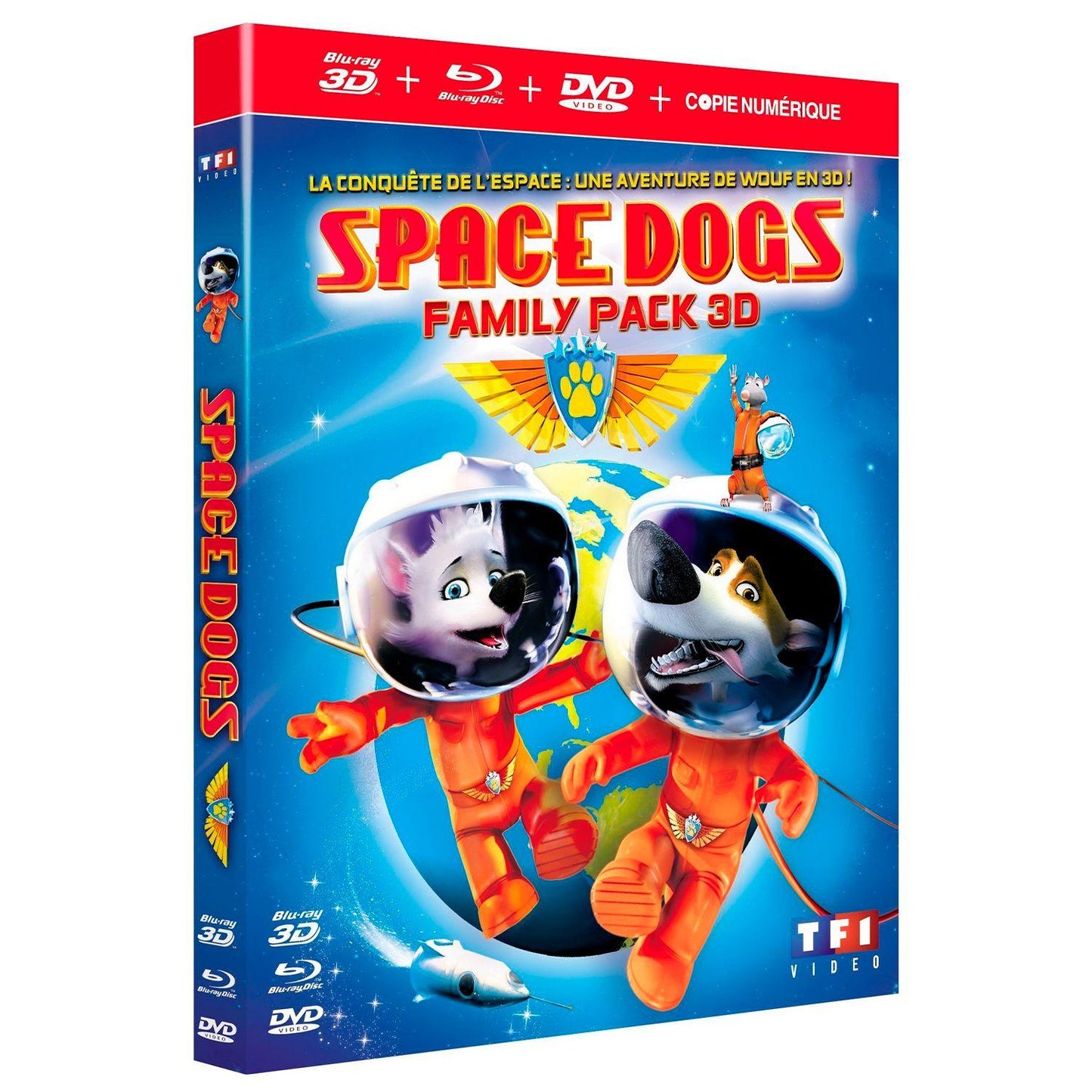 Звёздные собаки: Белка и Стрелка 3D/2D (Blu-ray + DVD)