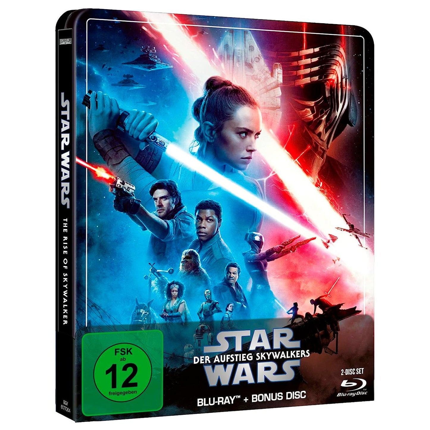 Звёздные войны: Эпизод IX - Скайуокер. Восход (англ. язык) (Blu-ray + Бонусный диск) Steelbook