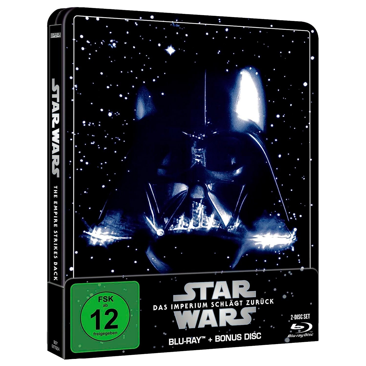 Звёздные войны: Эпизод V – Империя наносит ответный удар (англ. язык) (Blu-ray + Бонусный диск) Steelbook